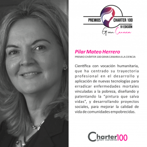 Pilar Mateos, premio Charter 100 Gran Canaria 2019.