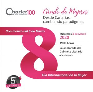 Círculo de Mujeres. Desde Canarias, cambiando paradigmas. Acto de Charter 100 Gran Canaria.