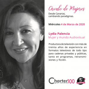 Nuestra compañera Lydia Palencia hablará sobre la mujer y el mundo audiovisual.