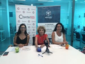 Charter 100 Gran Canaria presenta tres proyectos de ayuda a 150 mujeres.