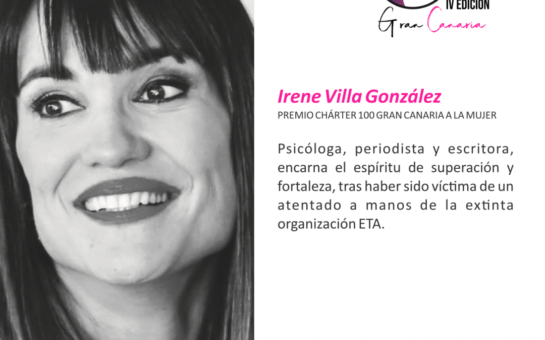 Irene Villa, Premio Charter 100 Gran Canaria 2019.