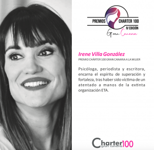 Irene Villa, Premio Charter 100 Gran Canaria 2019.
