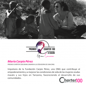 Fundación Carpio Pérez, Premio Charter 100 Gran Canaria.