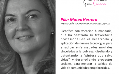 Pilar Mateo, premio Charter 100 Gran Canaria 2019