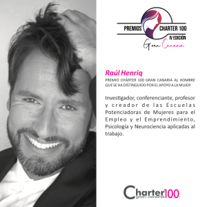 Raúl Henriq, Premio Charter 100 Gran Canaria.