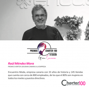 Raúl Méndez, Premio Charter 100 Gran Canaria 2019