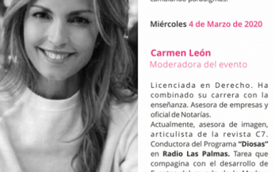 Carmen León, conductora del ‘Círculo de Mujeres’ de Charter 100 GC