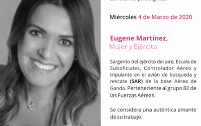 Eugene Martínez, mujer en el Ejército del Aire y escritora